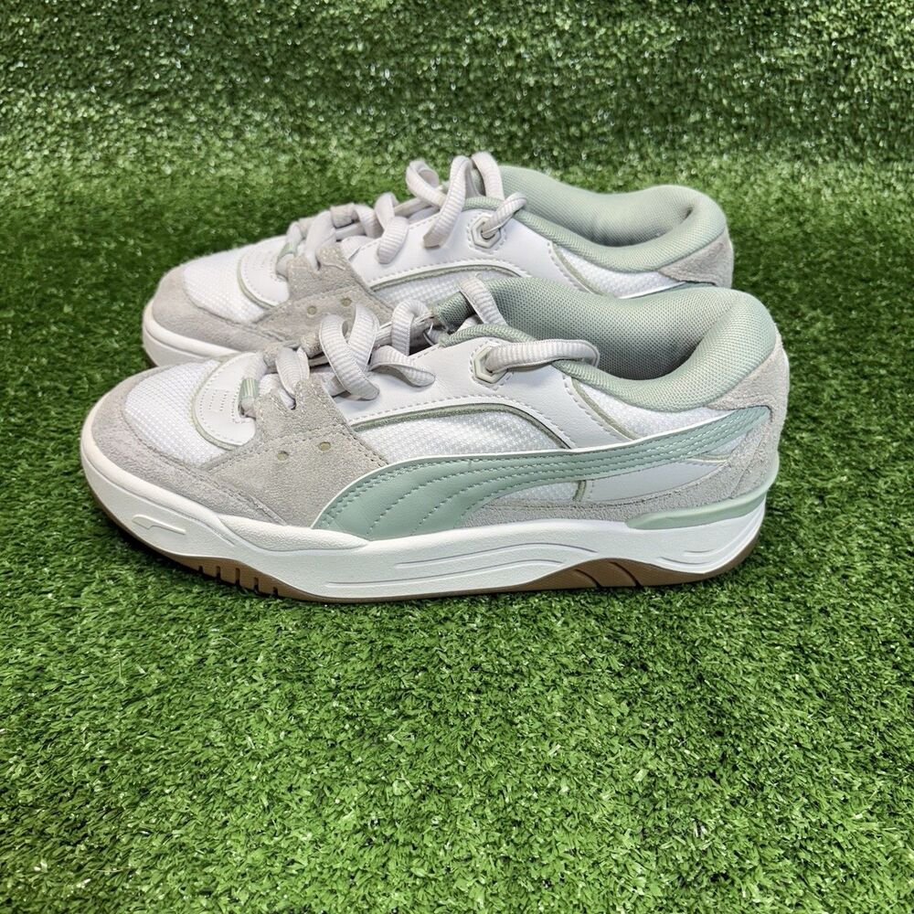 Puma 180 Feather Grey Green Fog 389267-04 Sneakers Shoes Size Mens 6.5 Womens 8
